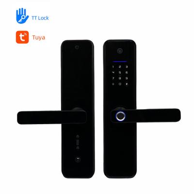 IC Card Smart Camera Door Lock Firm Digital Deadbolt With Camera