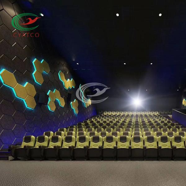 Cinema Indoor Hexagon Acoustic Panels Eco Friendly Heat Insulation
