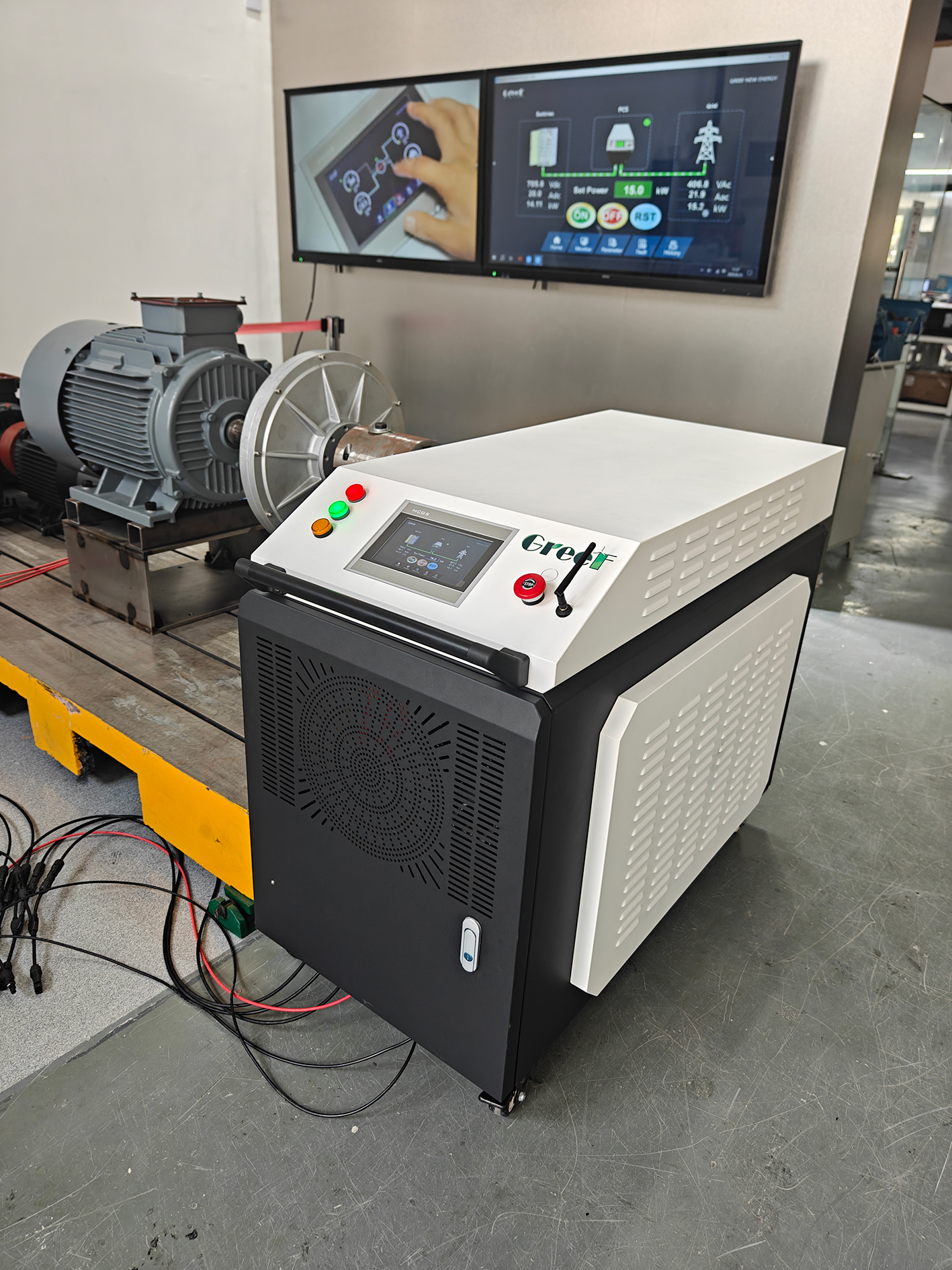 High Efficiency Power Conversion System with 98.9% Efficiency and 300-460V Grid Voltage Range for 400V Rated Input