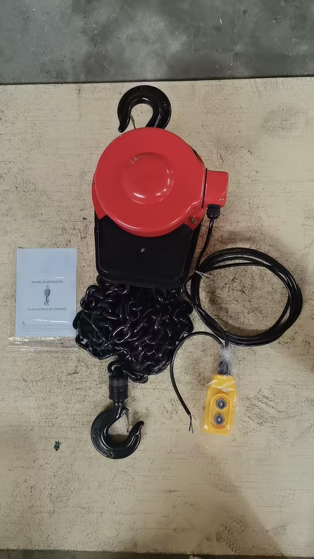 Single Speed DHS Electric Chain Hoist 0.5 Ton - 32 Ton Hook Chain Hoist