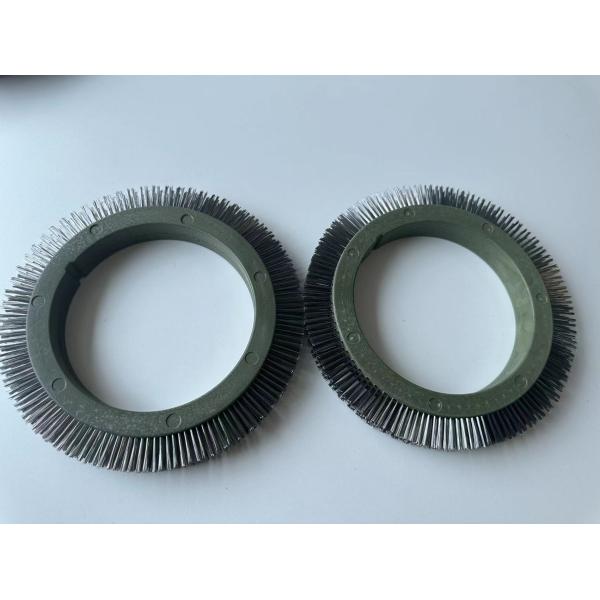 Stentex Machine Accessories Stenter Machine Parts Fabric Brush Wheel Plastic Body Stainless Steel Hair