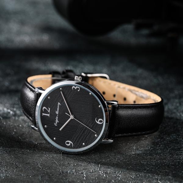 картина кожаного ремня дозора кварца дам 30m водоустойчивая 36mm трехмерная