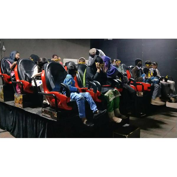 Electronic / Hydraulic Platform 5d Virtual Reality Cinema Games with 6 Seats for sale
