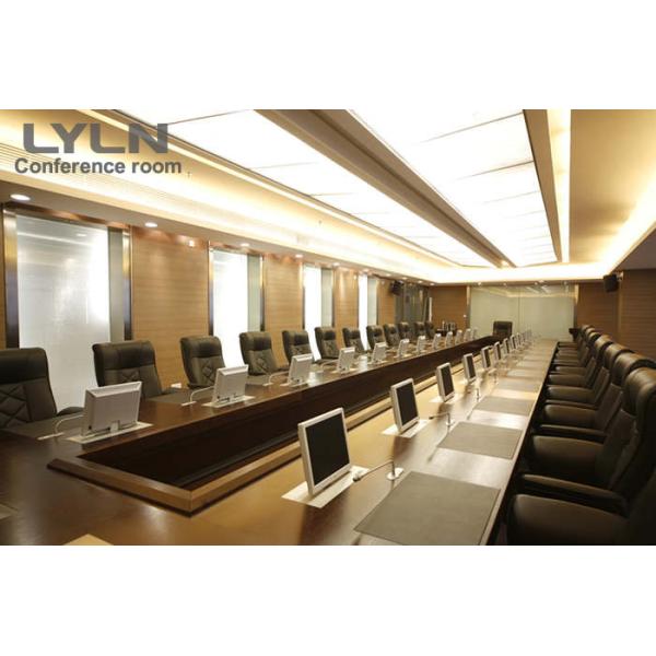 19 Inch Motorized Monitor Lift , Pop Up Monitor Lift For Incorporting