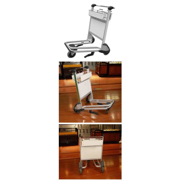 Strong Rubber Wheels Airport Luggage Cart For Heavy Luggage 50-200KG Capacity