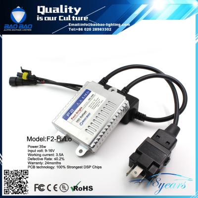 F2 35W Fast start AC 35W 9-16V hid xenon ballast--from BAOBAO LIGHTING