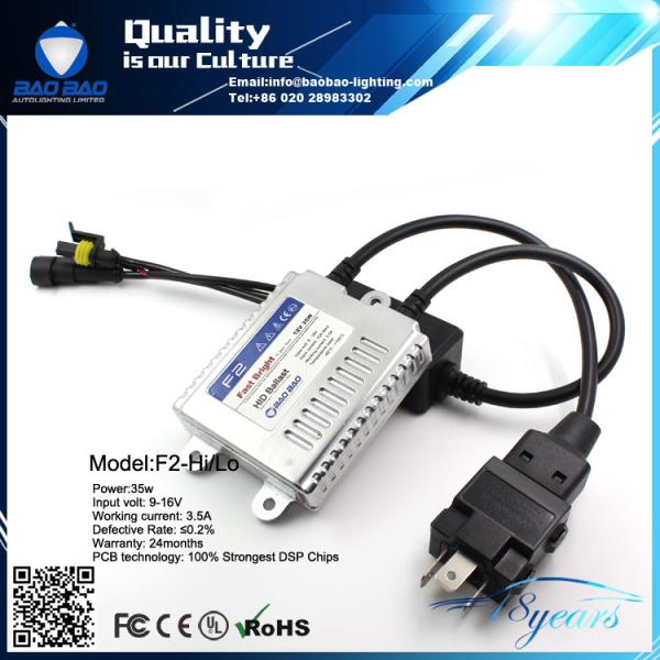 F2 35W Fast start AC 35W 9-16V hid xenon ballast--from BAOBAO LIGHTING
