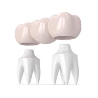 Aspect et dureté Tout-en céramique de couronne le plus étroitement au vrai lustre transparent de Teet