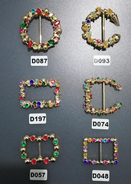 Colorful Antique Customized Plastic Shoe Buckles For Gifts Shoe , Eco Friendly，Good Quality