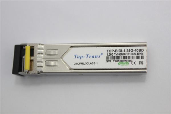 transceptor bidirecional 1.25Gbps Tx1490nm Rx1310nm de 40km SFP