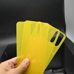 Yellow TPU Mobile Phone Back Sticker Water Coagulation Membrane For 13 Pro Max