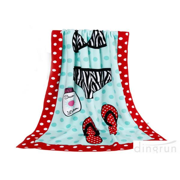 Environmental Friendly Custom Microfiber Towels For Beach / Pool