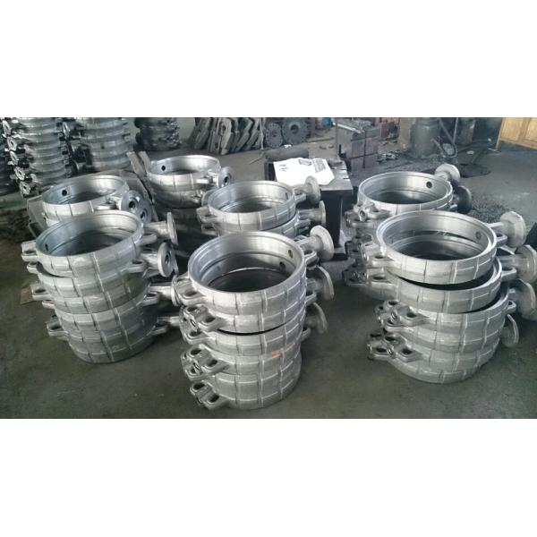 Клапан нержавеющей стали тела клапан-бабочки точности разделяет серебряный цвет ИСО9001