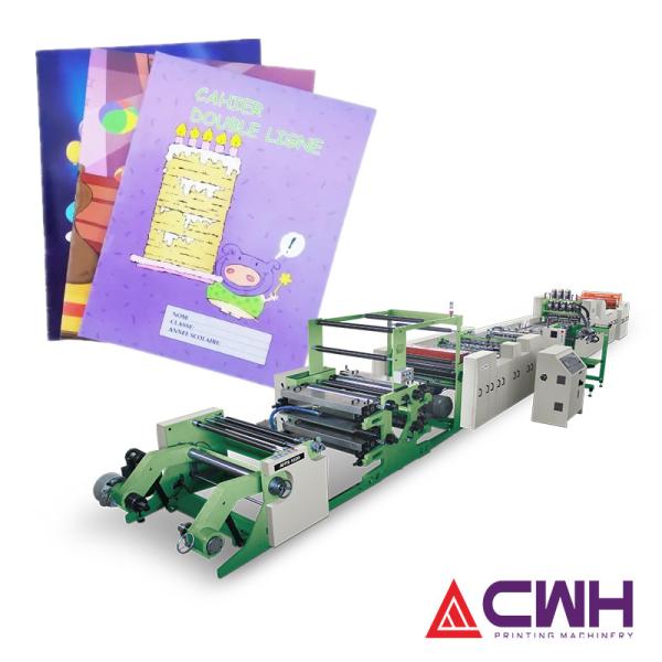 430mm Exercise Book Making Machine With 2 Colors Flexo Printing