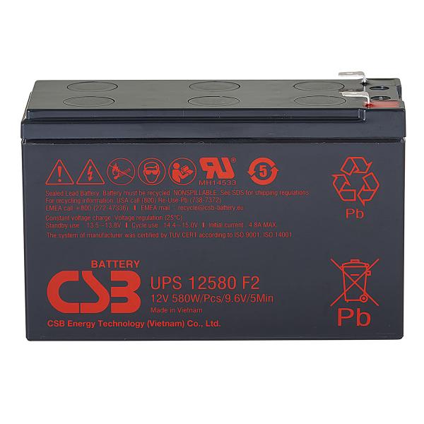 CSB Battery UPS12580 12V 580W High Performance Rechargeable Maintenance-Free VRLA 580W Battery for UPS Data Center
