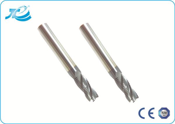 Four Flute Carbide Roughing Tiain Coat End Mill CE TUV Approved 6mm 7mm 8mm Diameter