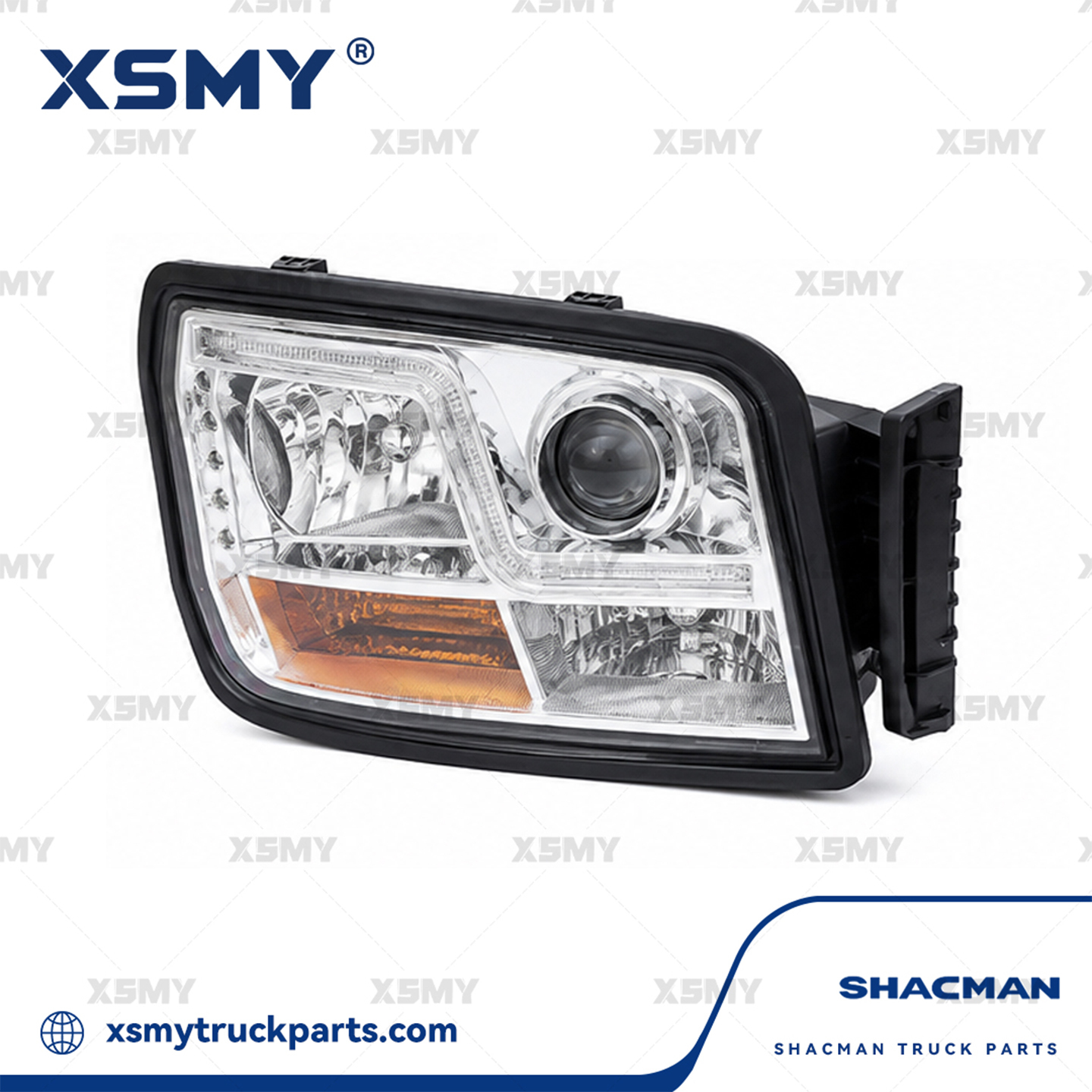 DZ96189722010 SHACMAN X3000 H3000 M3000 Headlight Assembly for Heavy Duty Truck