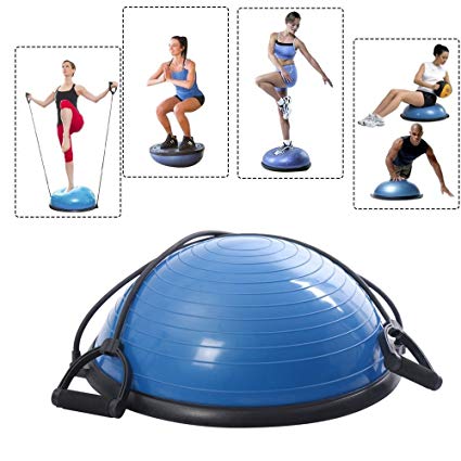 Yoga Half Ball Balance Trainer Fitness Strength Exercise Gym Core Training