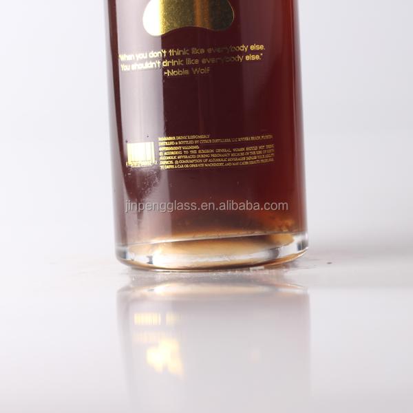 Материал корпуса Стекло ручной работы Прозрачная бутылка Прозрачная стеклянная бутылка для алкоголя