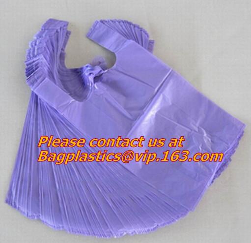 Biodegradable Reusable Plastic T-Shirt Bag Eco Friendly Compostable Grocery Shopping Thank You Recyclable Trash Basket