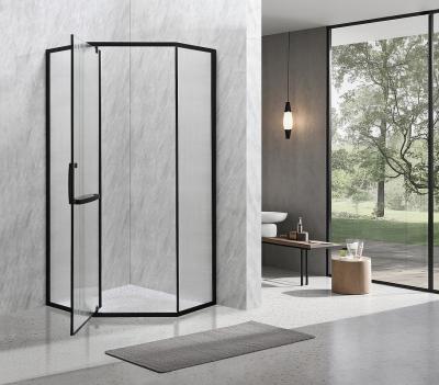 6mm Narrow Reeded Glass With Alum Frame For Modern And Stylish Bathroom