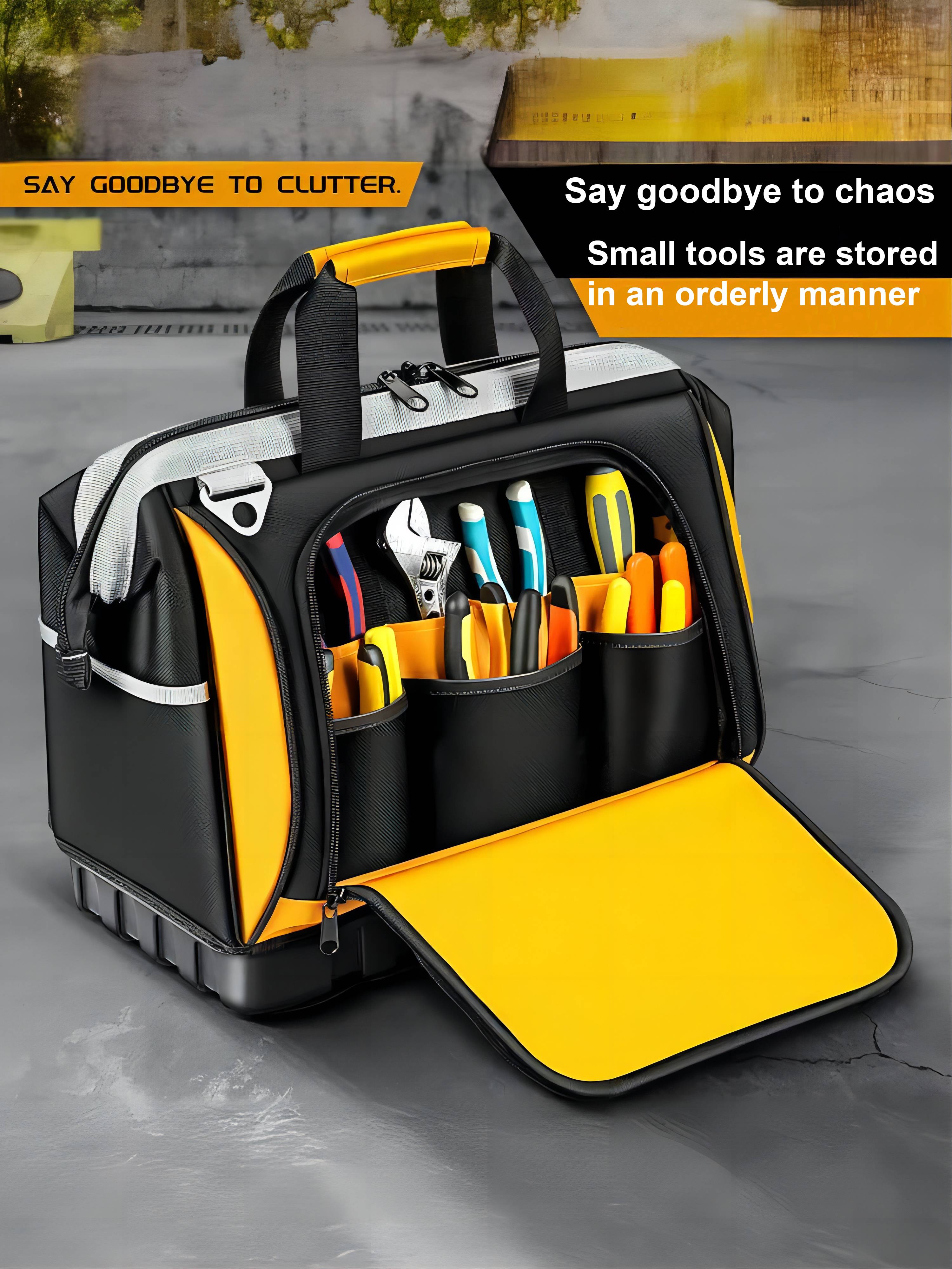 Durable Electrician Specific Portable Universal Storage Bag, Repair Canvas Tool Bag