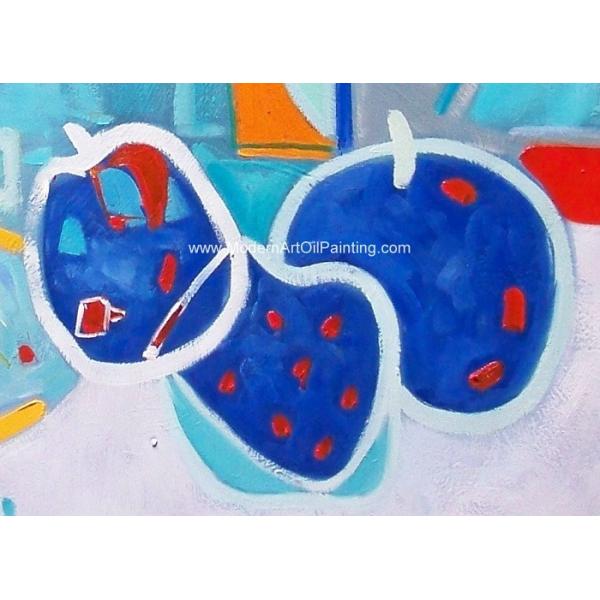 Абстрактная картина маслом натюрморта, современная картина маслом плода для домашнего украшения