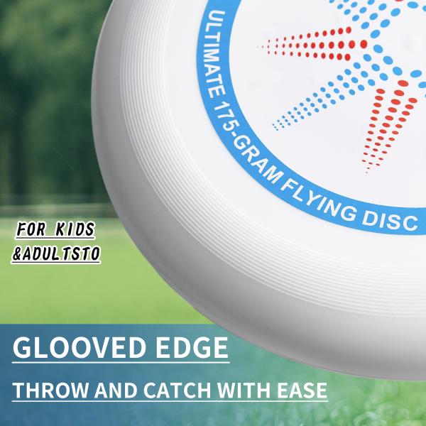 Wholesale Custom Logo Kids Adults Throwing Training Ultimate Frisbeed Disc 175 Grams PE Flying Disc