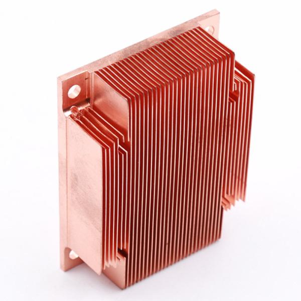 Алюминий теплоотвода высокой точности медный Skiving для охладителя IGBT