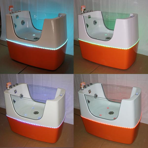 Ванна мытья собаки Eco дружелюбная акриловая прочная с фильтром волос отверстия дренажа