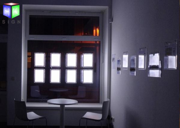 Window Display Magnetic Light Box For Real Estate , Crystal Led Hanging Light Box