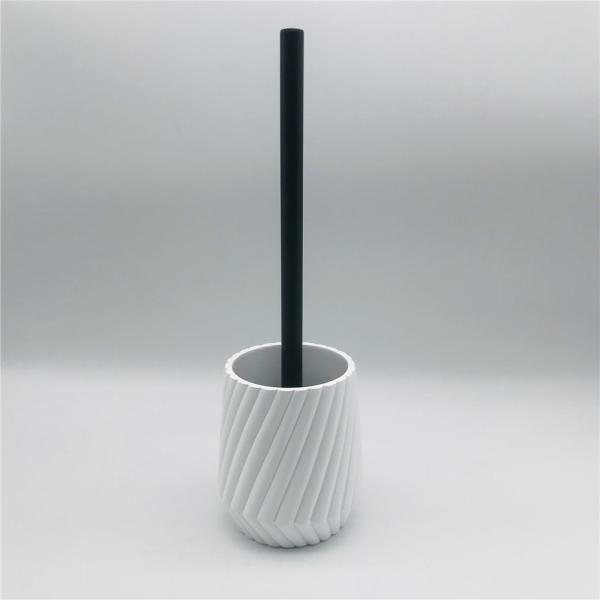 Свирл Полирезин ванной столешницы набор Белый цвет с черными частями