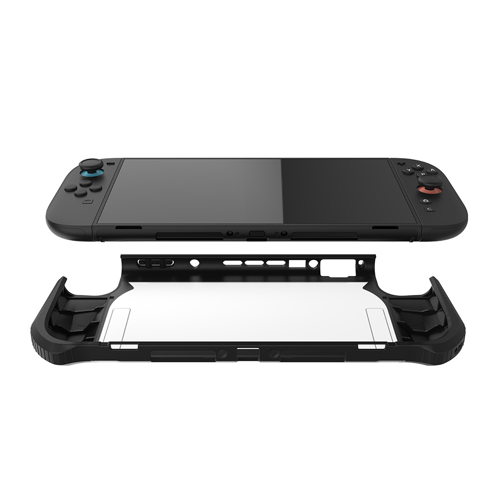Laudtec Protective Case for Switch 2 Protective Cover Integrated Adhesive Plugged Into TV Base