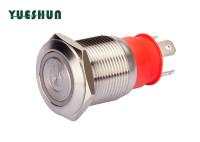 De aço inoxidável iluminado comuta o interruptor de tecla 12 - 24v 10A Max Current