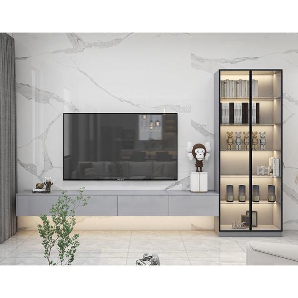 Мебель современной домашней гостиницы CE деревянная плавая шкаф ТВ регулируемый