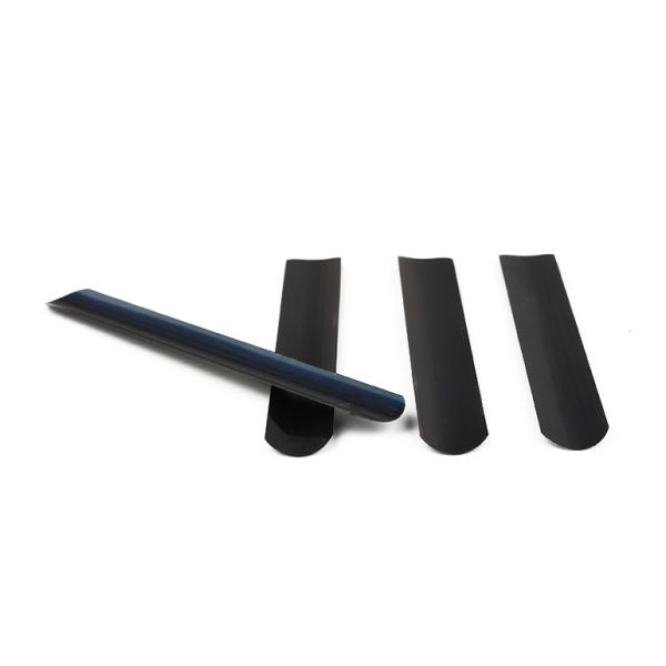 Galvanized Curved High Carbon Spring Steel Strip With Blue Color 65Mn Steel Material