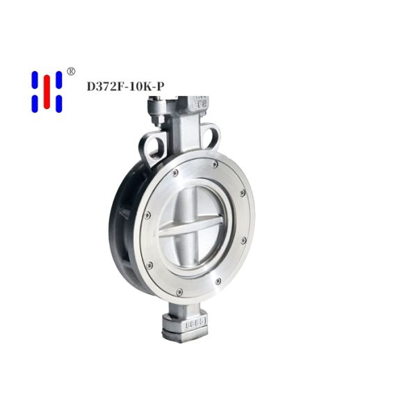 EPDM Double Eccentric Butterfly Valves Electronic Ultrapure Double Flange Valve 304SS 10K