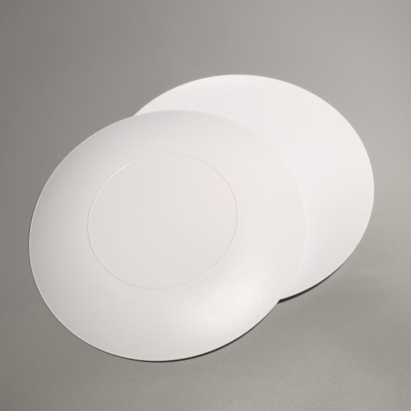 OEM Color Plastic Food Plate Disposable Food Safe Plastic Trays Round Shape