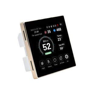 WiFi Smart Fresh Air Dehumidifier Controller With Tuya App RS485 Modbus Integration