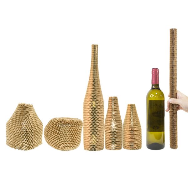 Honeycomb Paper Wrap Sleeve 45CM Lightweight wrapping paper sleeve for Glass Ceramics