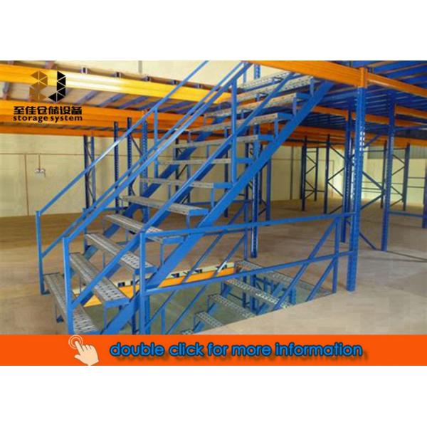 Galvanized Warehouse Mezzanine Floors 500kg/Sqm-1500kg/sqm For Material Handling