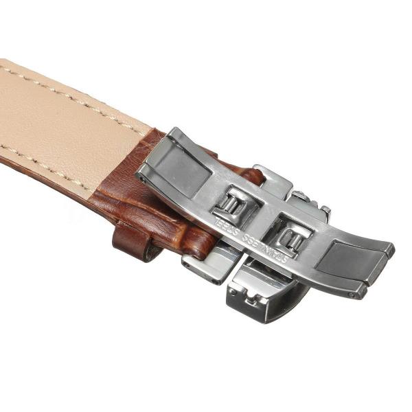 Custom Logo Automatic Wrist Watch , Stainless Steel  White Face Automatic Watch