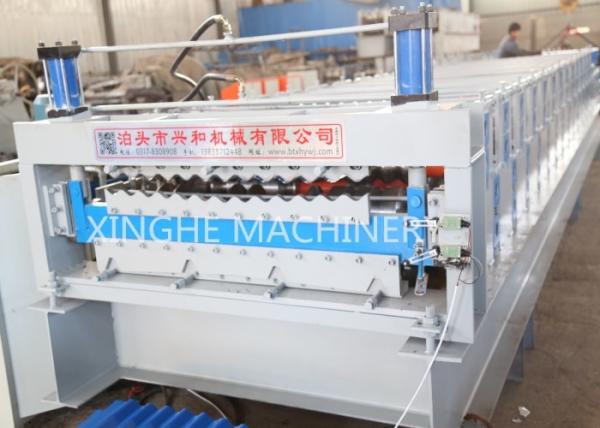 Automatic Galvanized Steel Roof Panels Cold Roll Forming Machine