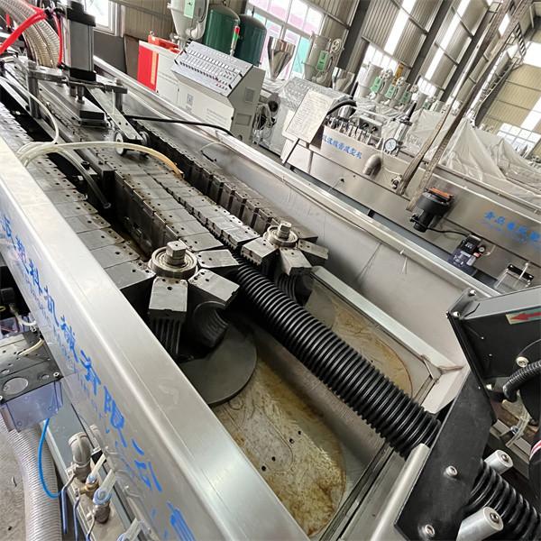 HDPE Single Wall Corrugated Cable Duct Corrugated Pipe Extrusion Line Easy Operation Speed Of Line 0.6-3m/min