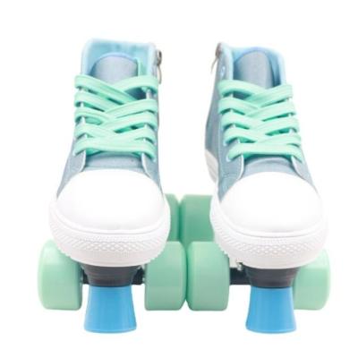 Canvas Lightweight Adjustable Midtown Roller Skates Four Wheel For Boys Girls
