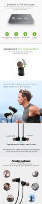 D9 Bluetooth Earphone Sport Wireless Headset With Mic Magnetic Hifi Stereo Earbuds Bass Earphones For Phone auriculares