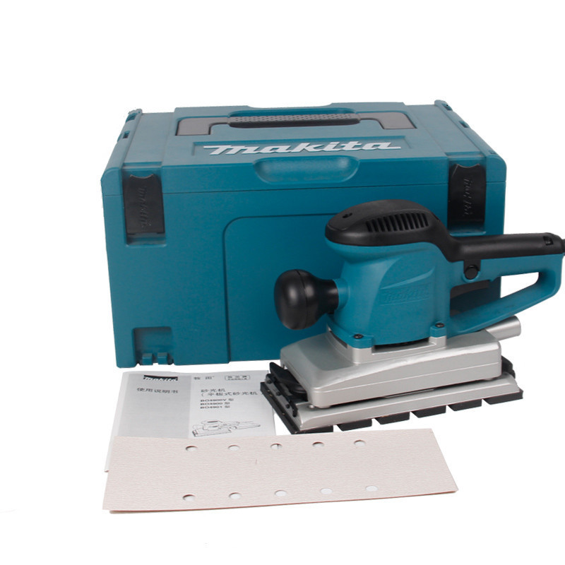 Flat Sander Low-Vibration Sander Woodworking Sanding Machine Putty Machine BO4901