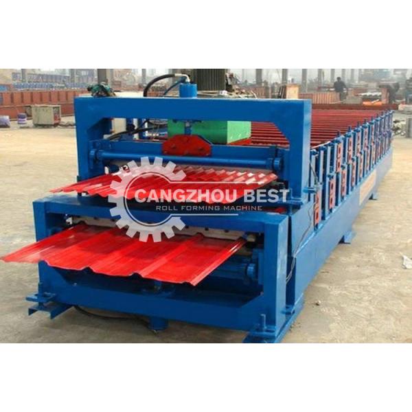 屋根のパネルのための機械を形作る油圧アルミニウム亜鉛地位の継ぎ目ロール