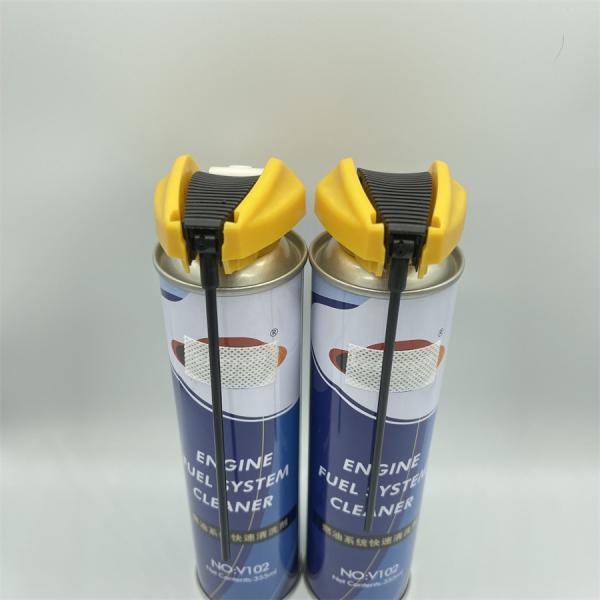 Capuchón ergonómico de disparo de aerosoles de dos vías con paja de extensión