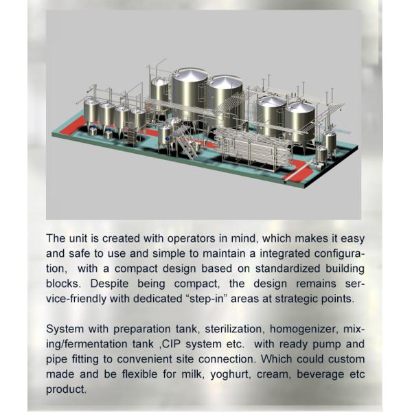 Завод по обработке молока молокозавода Uht пастеризации автоматический